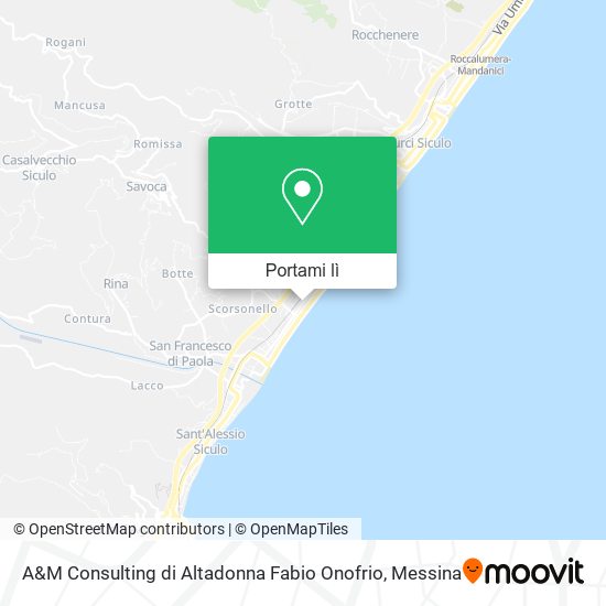 Mappa A&M Consulting di Altadonna Fabio Onofrio