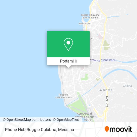 Mappa Phone Hub Reggio Calabria