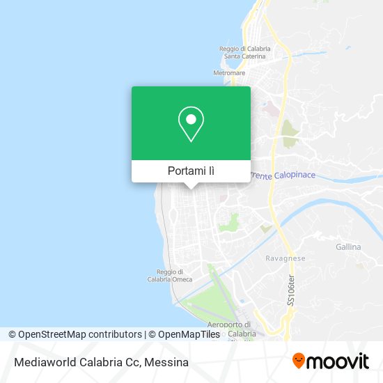 Mappa Mediaworld Calabria Cc