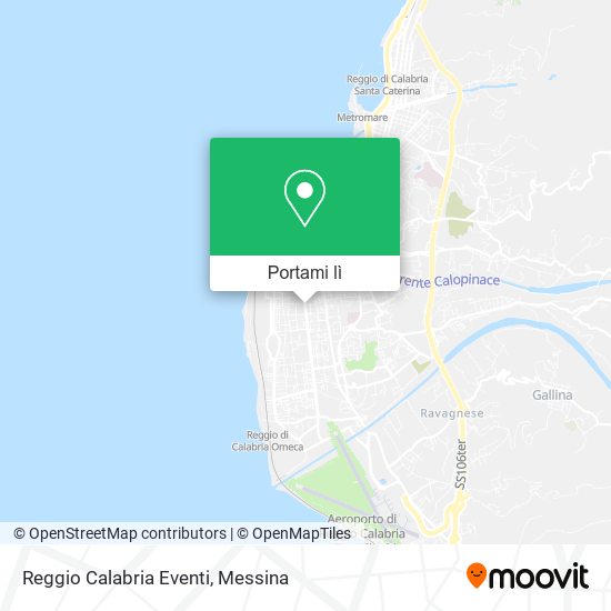 Mappa Reggio Calabria Eventi