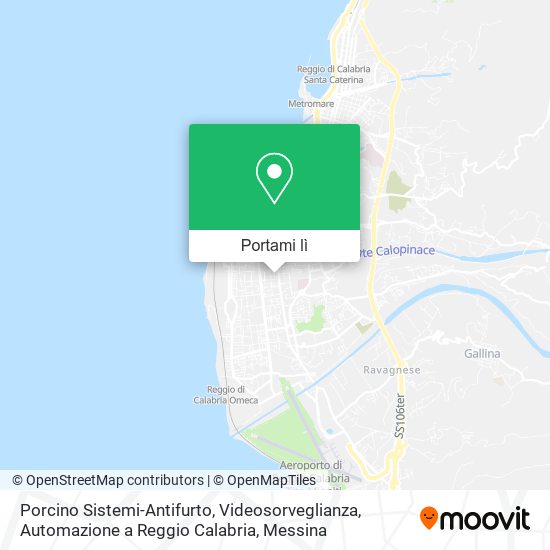 Mappa Porcino Sistemi-Antifurto, Videosorveglianza, Automazione a Reggio Calabria