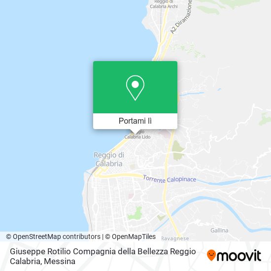Mappa Giuseppe Rotilio Compagnia della Bellezza Reggio Calabria