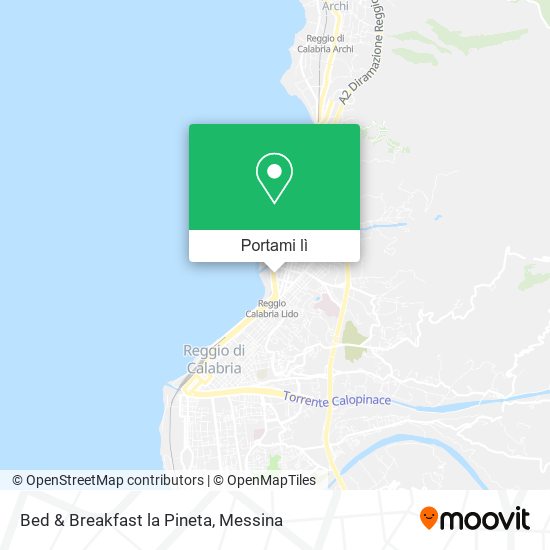 Mappa Bed & Breakfast la Pineta