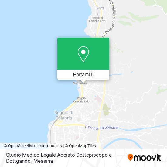 Mappa Studio Medico Legale Aociato Dottcpiscopo e Dottgando'