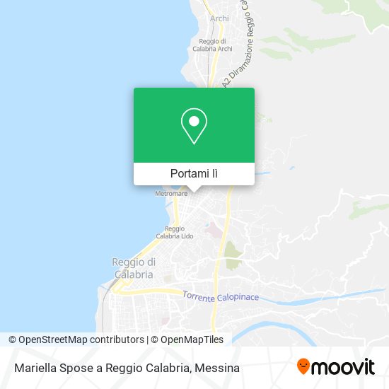 Mappa Mariella Spose a Reggio Calabria