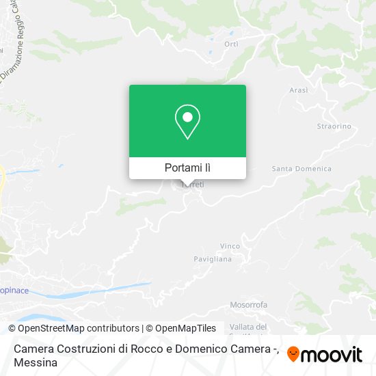 Mappa Camera Costruzioni di Rocco e Domenico Camera -