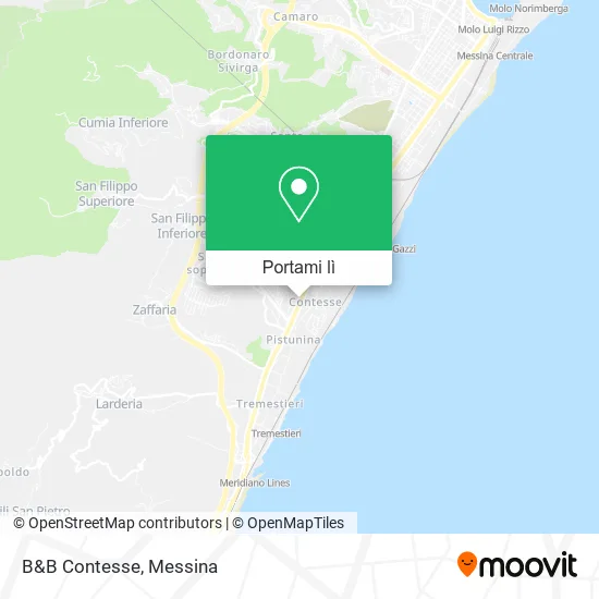 Mappa B&B Contesse