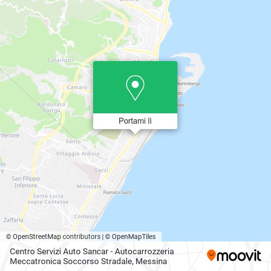 Mappa Centro Servizi Auto Sancar - Autocarrozzeria Meccatronica Soccorso Stradale