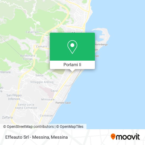 Mappa Effeauto Srl - Messina