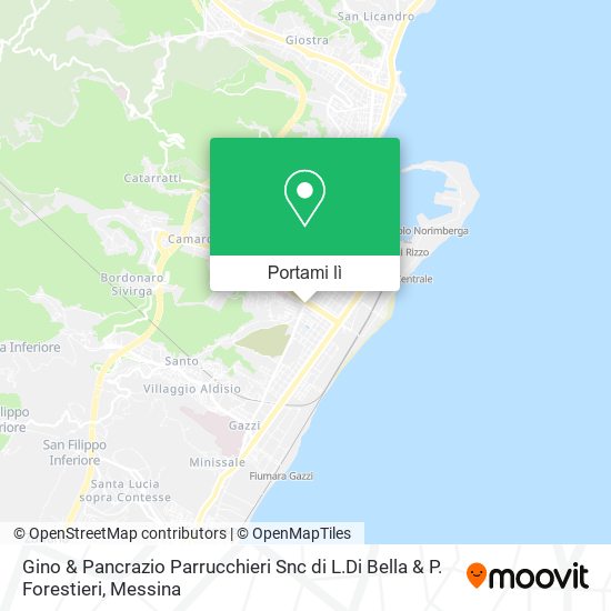 Mappa Gino & Pancrazio Parrucchieri Snc di L.Di Bella & P. Forestieri