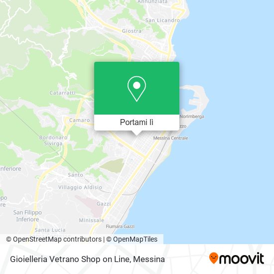 Mappa Gioielleria Vetrano Shop on Line