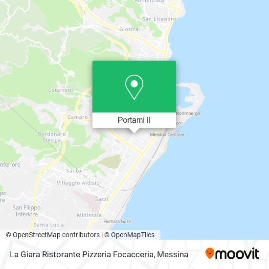 Mappa La Giara Ristorante Pizzeria Focacceria