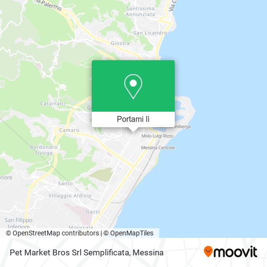 Mappa Pet Market Bros Srl Semplificata