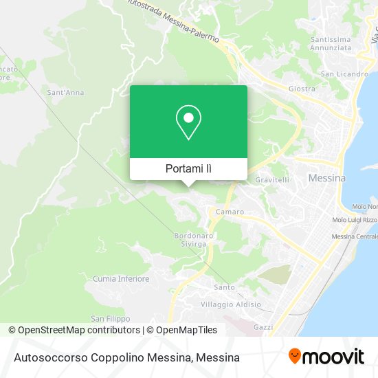 Mappa Autosoccorso Coppolino Messina