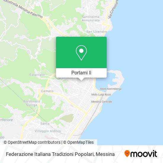 Mappa Federazione Italiana Tradizioni Popolari