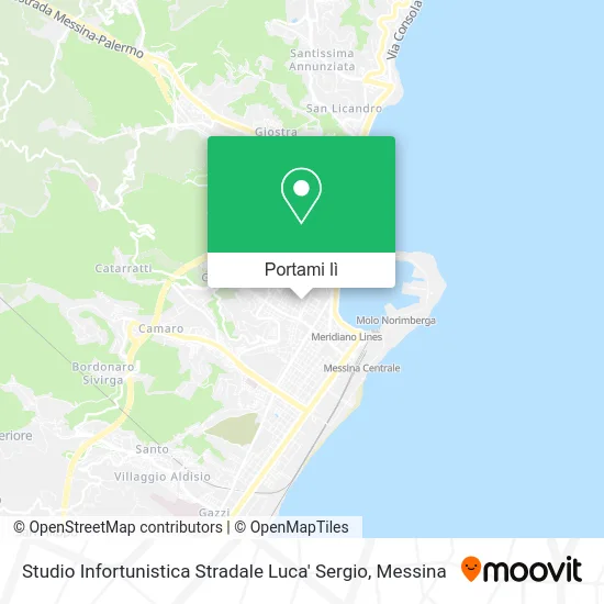 Mappa Studio Infortunistica Stradale Luca' Sergio