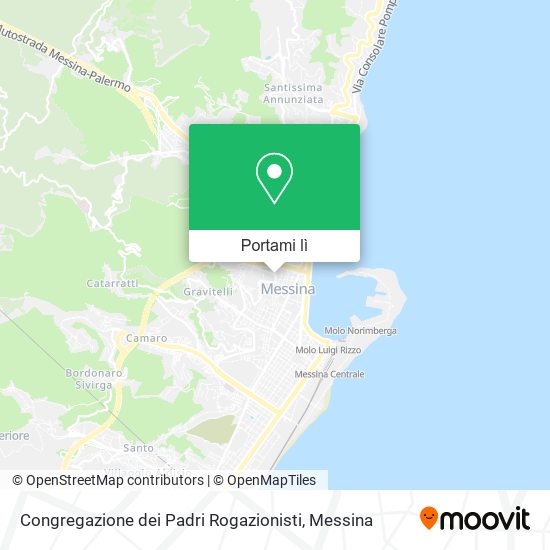 Mappa Congregazione dei Padri Rogazionisti