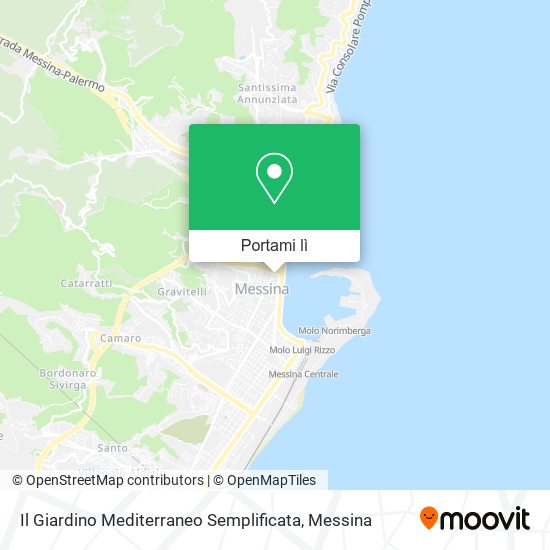 Mappa Il Giardino Mediterraneo Semplificata