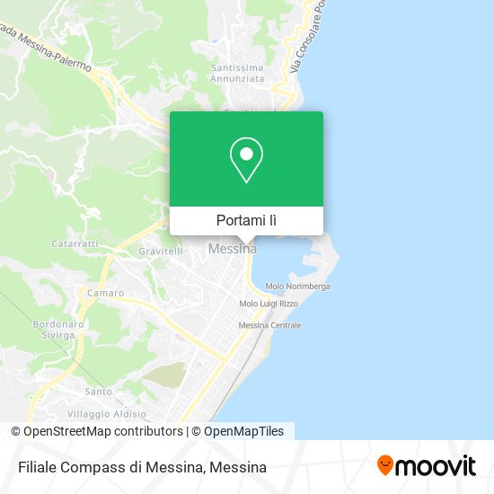 Mappa Filiale Compass di Messina