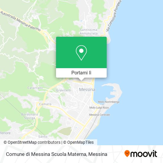 Mappa Comune di Messina Scuola Materna