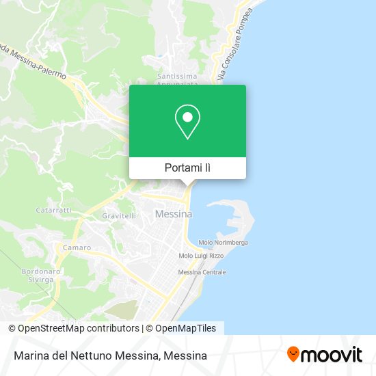 Mappa Marina del Nettuno Messina