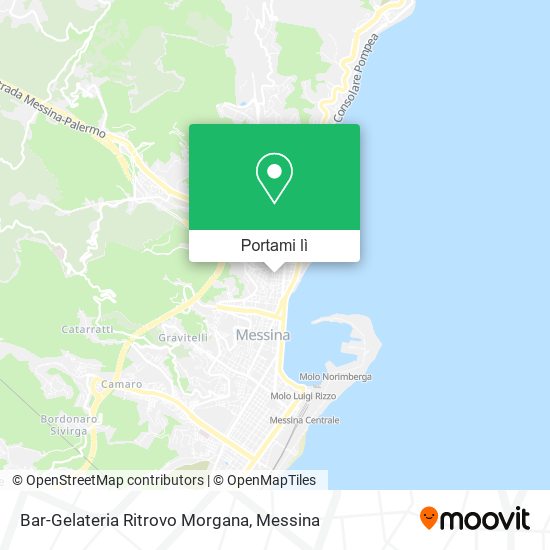Mappa Bar-Gelateria Ritrovo Morgana