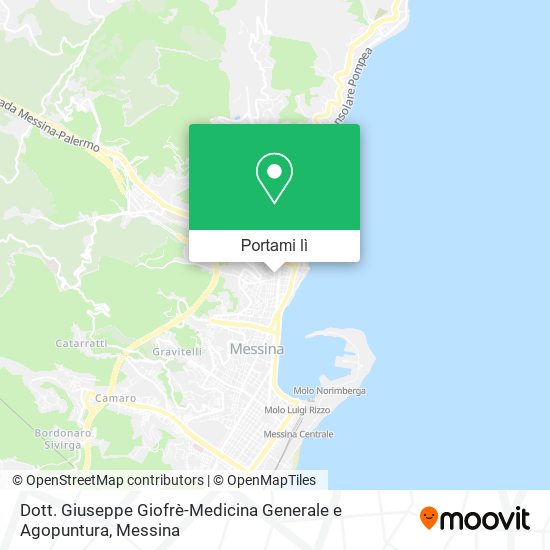 Mappa Dott. Giuseppe Giofrè-Medicina Generale e Agopuntura