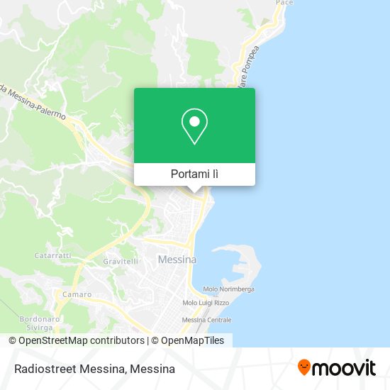 Mappa Radiostreet Messina