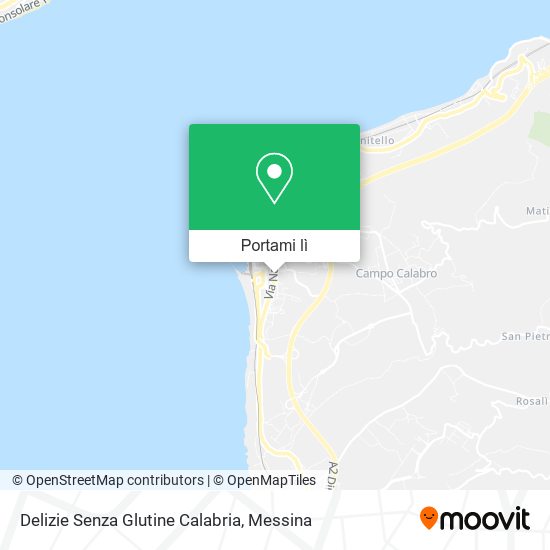 Mappa Delizie Senza Glutine Calabria