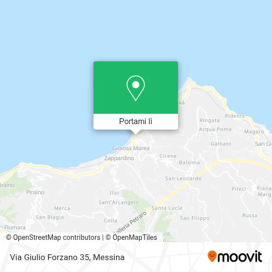 Mappa Via Giulio Forzano  35