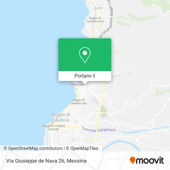 Mappa Via Giuseppe de Nava  26