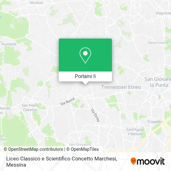 Mappa Liceo Classico e Scientifico Concetto Marchesi