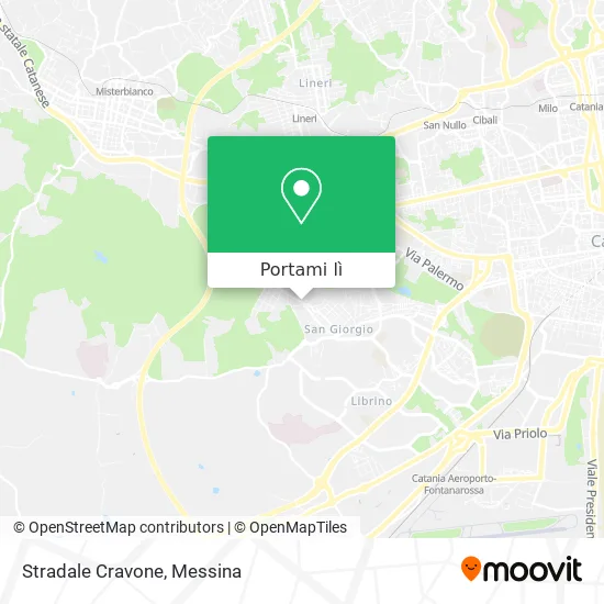 Mappa Stradale Cravone