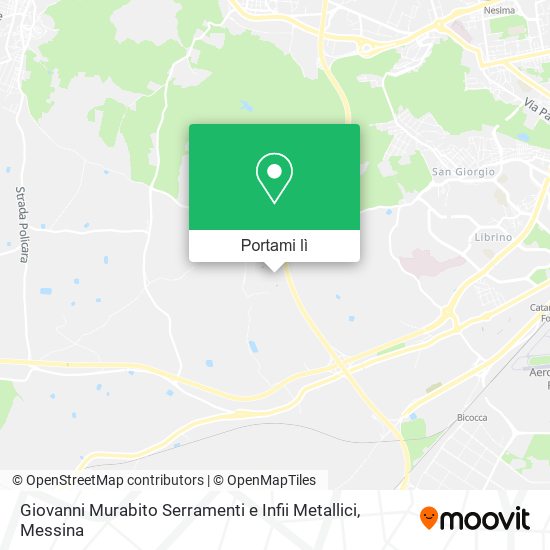 Mappa Giovanni Murabito Serramenti e Infii Metallici