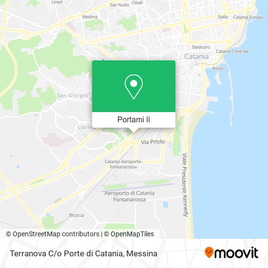 Mappa Terranova C/o Porte di Catania