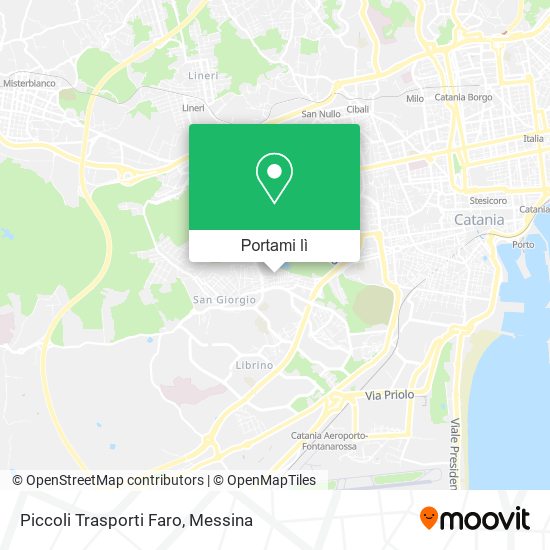 Mappa Piccoli Trasporti Faro