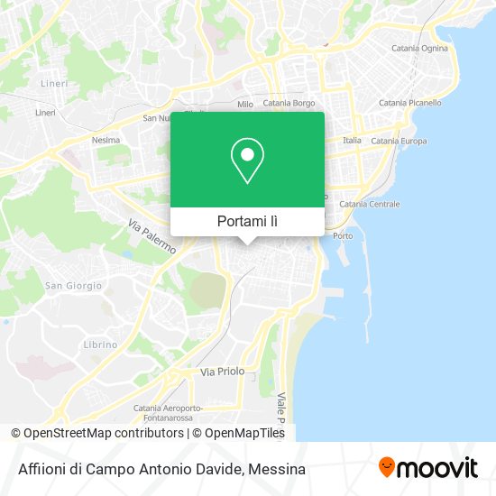 Mappa Affiioni di Campo Antonio Davide
