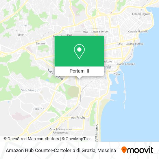 Mappa Amazon Hub Counter-Cartoleria di Grazia
