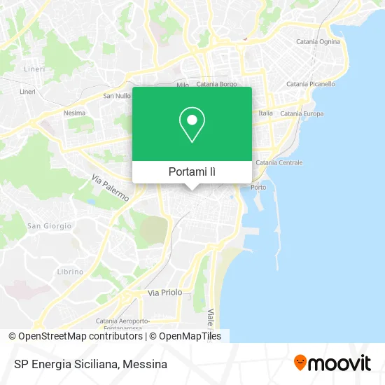 Mappa SP Energia Siciliana