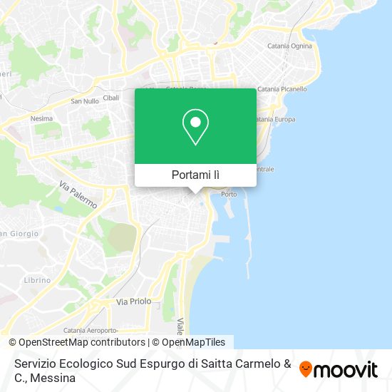 Mappa Servizio Ecologico Sud Espurgo di Saitta Carmelo & C.