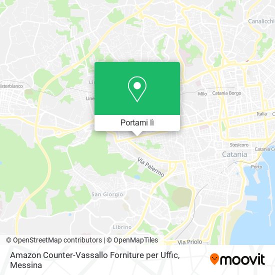 Mappa Amazon Counter-Vassallo Forniture per Uffic