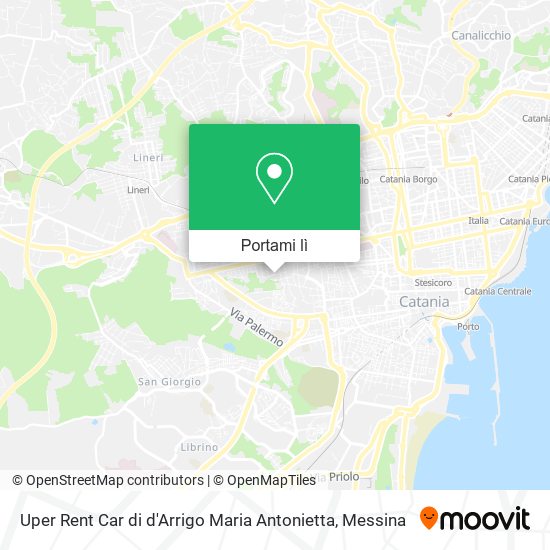 Mappa Uper Rent Car di d'Arrigo Maria Antonietta