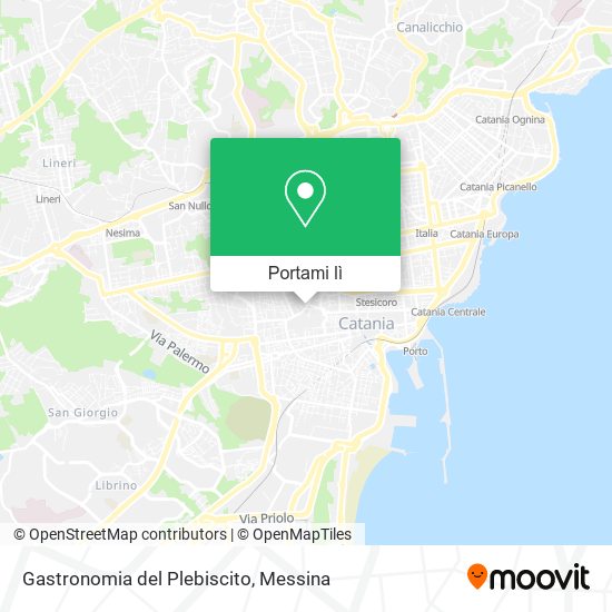 Mappa Gastronomia del Plebiscito