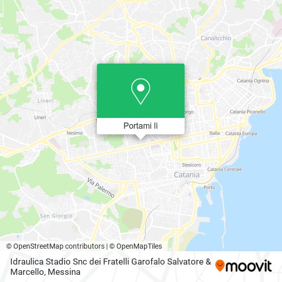 Mappa Idraulica Stadio Snc dei Fratelli Garofalo Salvatore & Marcello