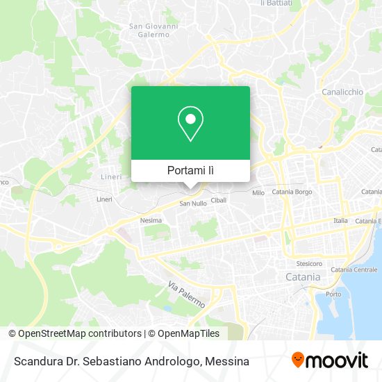 Mappa Scandura Dr. Sebastiano Andrologo