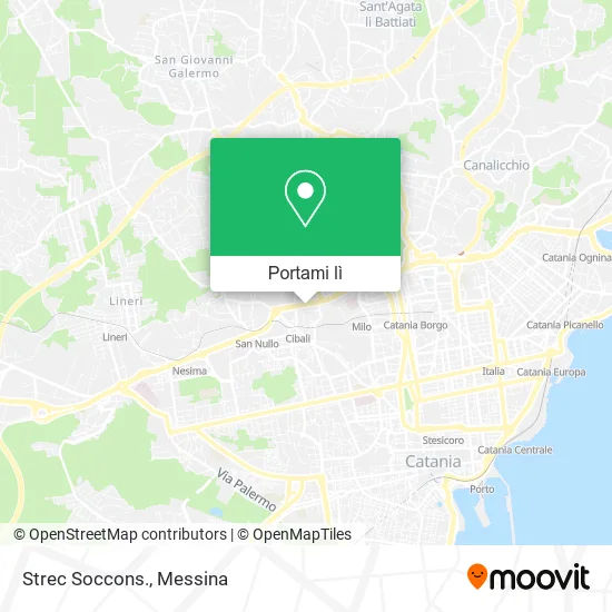 Mappa Strec Soccons.