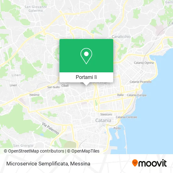 Mappa Microservice Semplificata