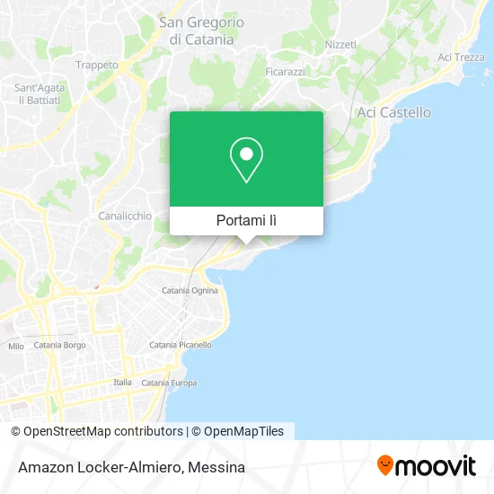 Mappa Amazon Locker-Almiero