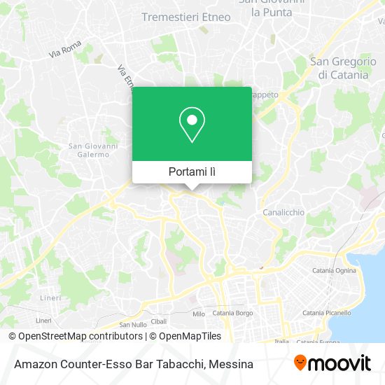 Mappa Amazon Counter-Esso Bar Tabacchi