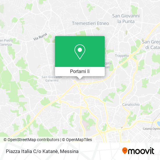 Mappa Piazza Italia C/o Katanè